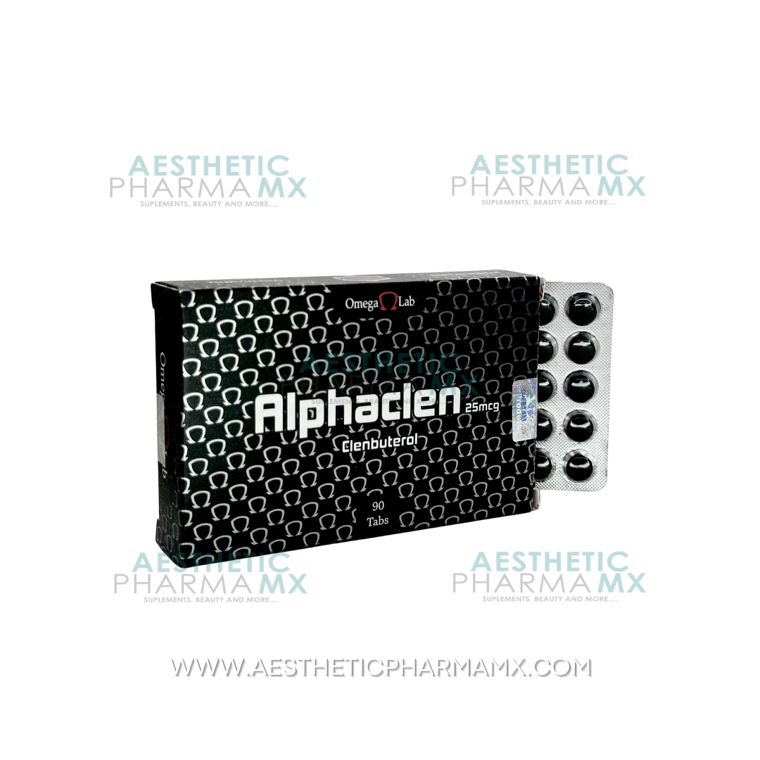 Omega Labs Alphaclen Clembuterol 25 Mcg Aesthetic Pharma México