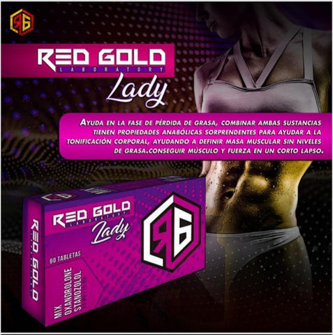 Red Gold Lady ( Mix winstrol + Oxandrolona ) Tabletas