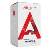 Anastrozol Arimidex Aesthetic Labs cápsulas originales para prevenir ginecomastia y retención de líquidos