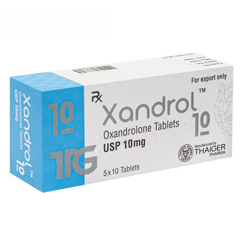 Xandrol Oxandrolona oral de Thaiger Pharma para definición, recomposición corporal, glúteos firmes y ciclos estéticos sin retención en mujeres y hombres.