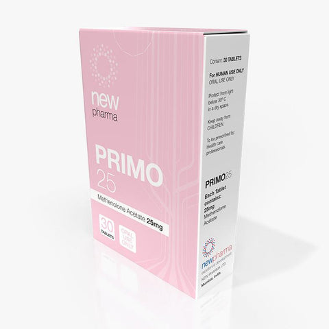 Primobolan tabletas 25 mg New Pharma – esteroide anabólico oral.