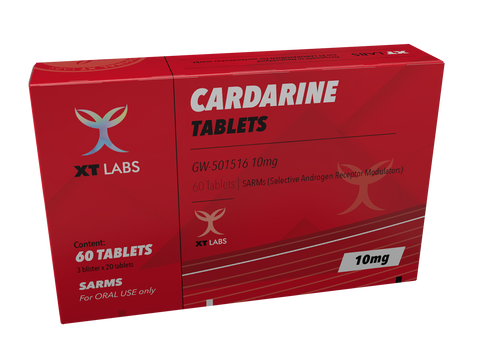 Cardarine XT Labs 10 mg 60 tabletas – SARM avanzado para definición, quema de grasa y aumento de resistencia muscular. Suplemento deportivo de alto rendimiento disponible en AestheticPharmaMX México.