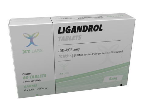 Ligandrol LGD-4033 XT Labs 5 mg 60 tabletas – SARM para masa magra, fuerza y volumen limpio. Suplemento avanzado disponible en AestheticPharmaMX México