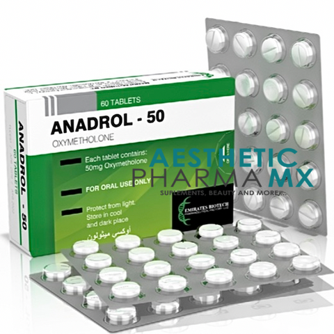 Emirates Biotech Anadrol Oxymetalona 50mg/60tabs
