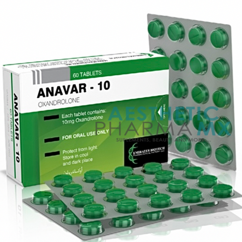 Emirates Biotech Anavar Oxandrolona 10mg/60tabs